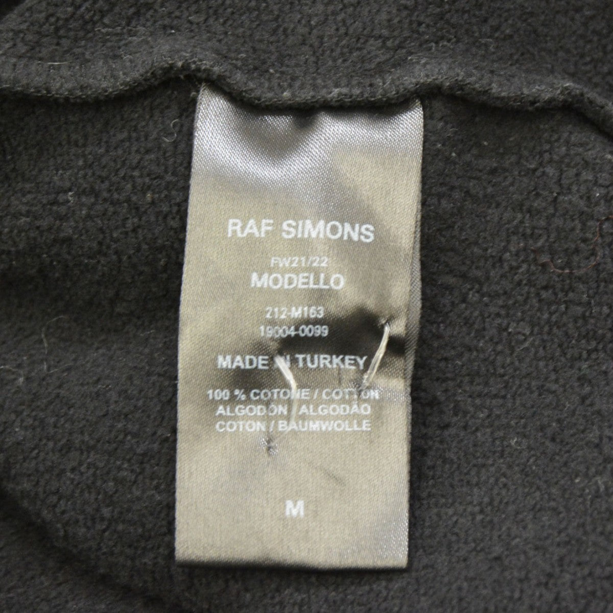 2021AW　Gothic regular fit hoodie　プリントプルオーバーパーカー　スウェット　212-M163