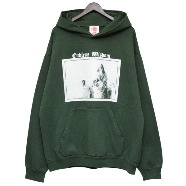 Endless Wisdom Hoodie　プリントプルオーバーパーカー　スウェット