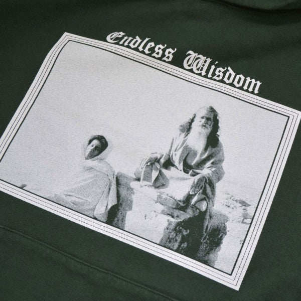 Endless Wisdom Hoodie　プリントプルオーバーパーカー　スウェット