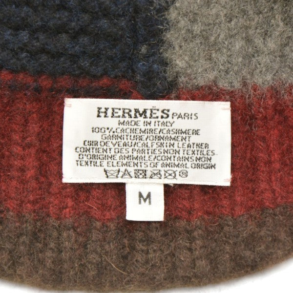 HERMES(エルメス) カシミヤニットキャップ マルチカラー サイズ M