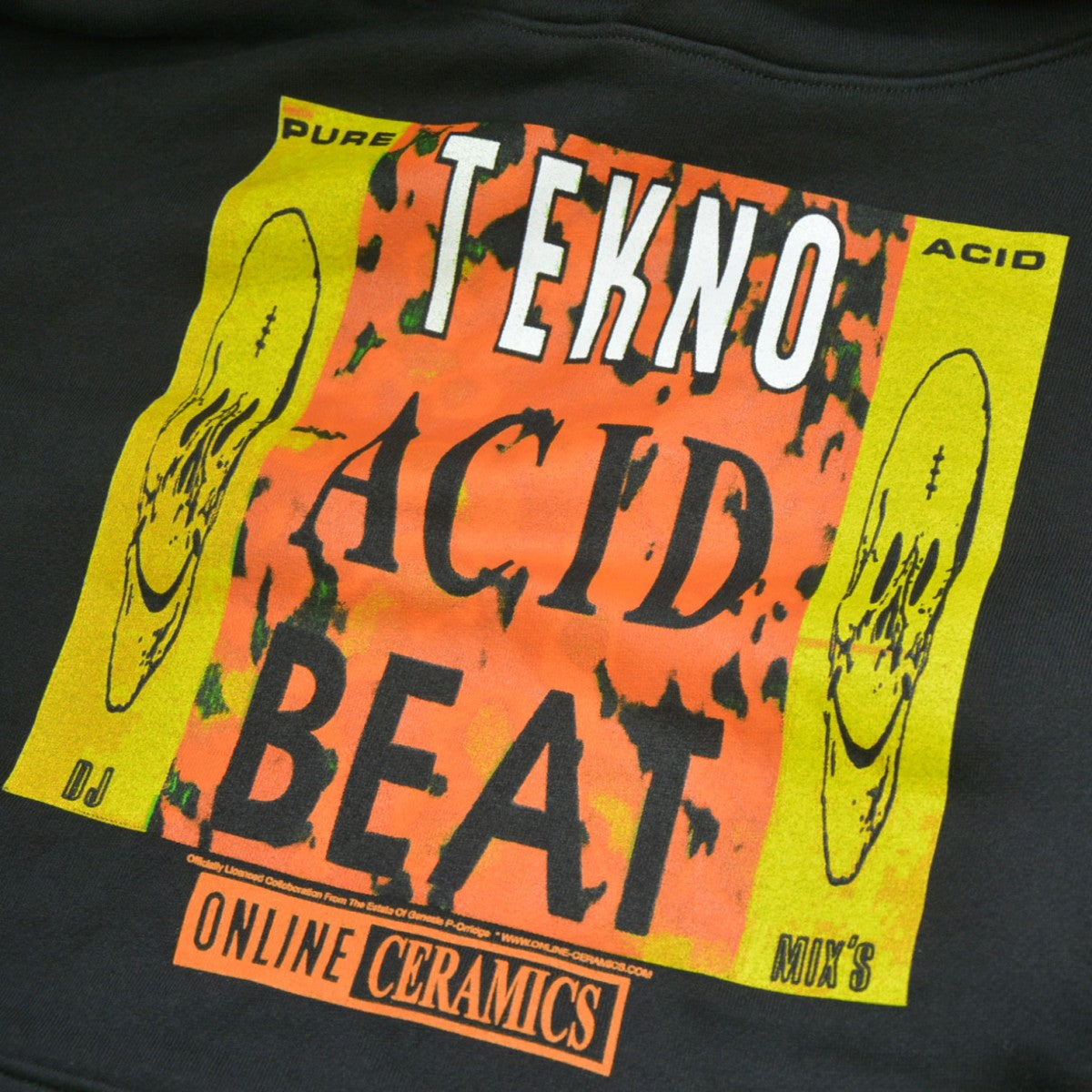 Genesis P-Orridge Tekno Acid Beat　プリントプルオーバーパーカー　スウェット