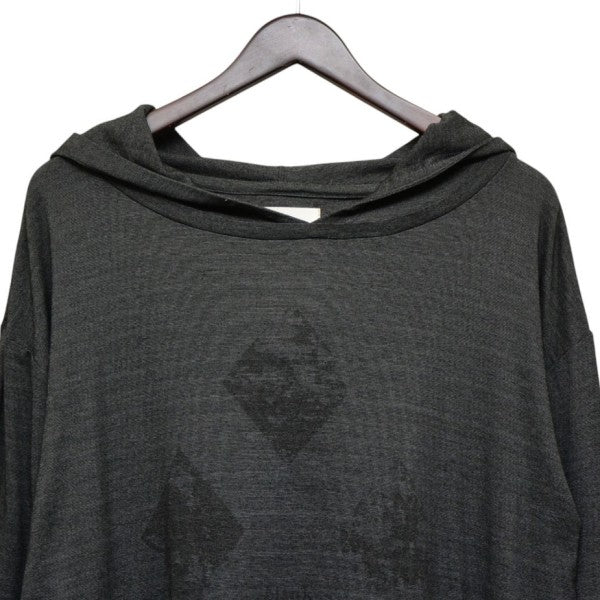 Disturbing Glitter Hoodie　ラメ加工フーデットロングスリーブTシャツ