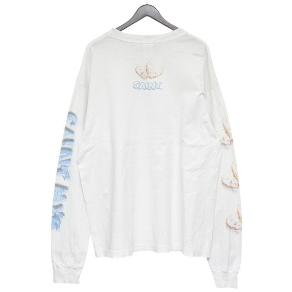 SAINT MICHAEL×Shermer ACADEMY 2024AW LS Tee Heart Ckie プリントロングスリーブTシャツ SM-YS1-0000-C39 古着・中古-2枚目のアイテム画像