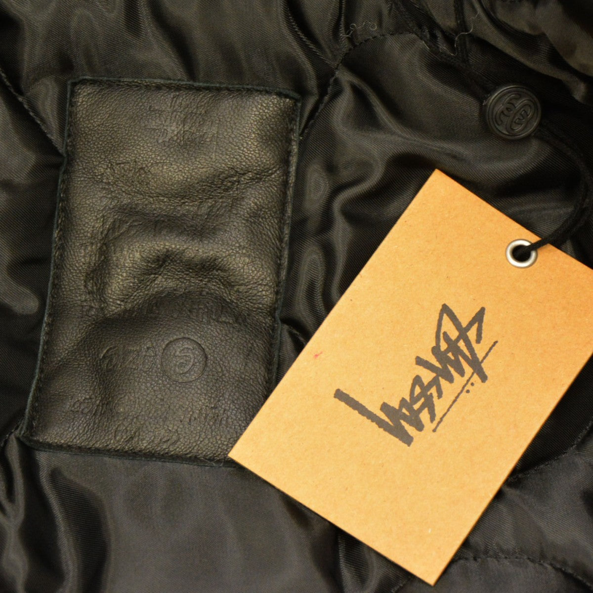 stussy 2025AW LEATHER BUILT BOMBER フライトレザージャケット ボンバージャケット 115875 古着・中古-7枚目のアイテム画像