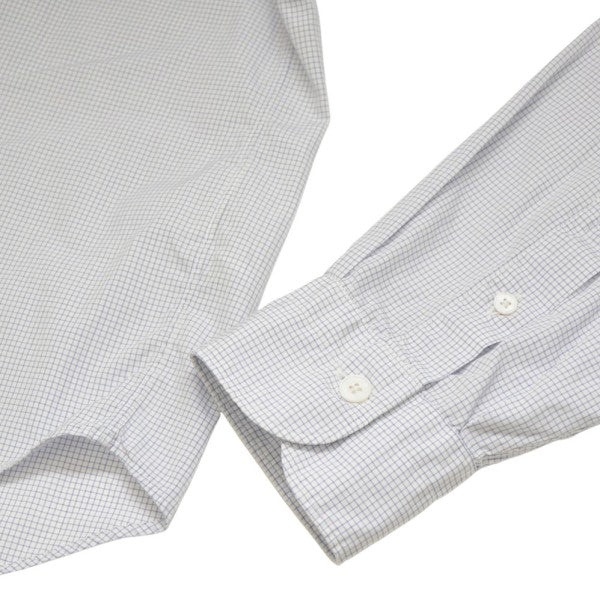 COMOLI 2021SS ポプリンシャツ チェックシャツ T01-02004 古着・中古-5枚目のアイテム画像