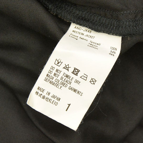 ANCELLM 2025SS WESTERN JACKET ウエスタンジャケット ANC-JK48 古着・中古-7枚目のアイテム画像