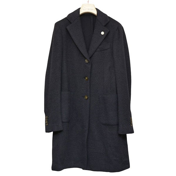 LARDINI(ラルディーニ) アルパカ混チェスターコート ネイビー サイズ