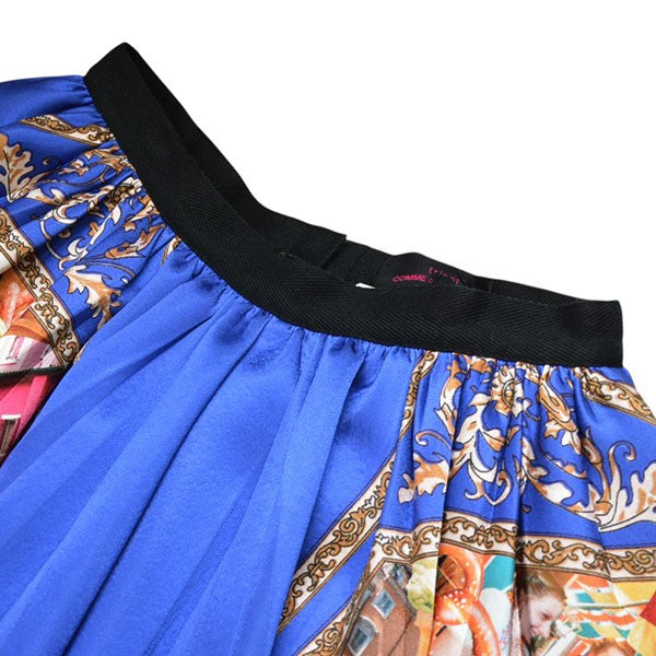 tricot COMME des GARCONS 2015AW スカーフ柄ボリュームスカート TP-S201 古着・中古-3枚目のアイテム画像