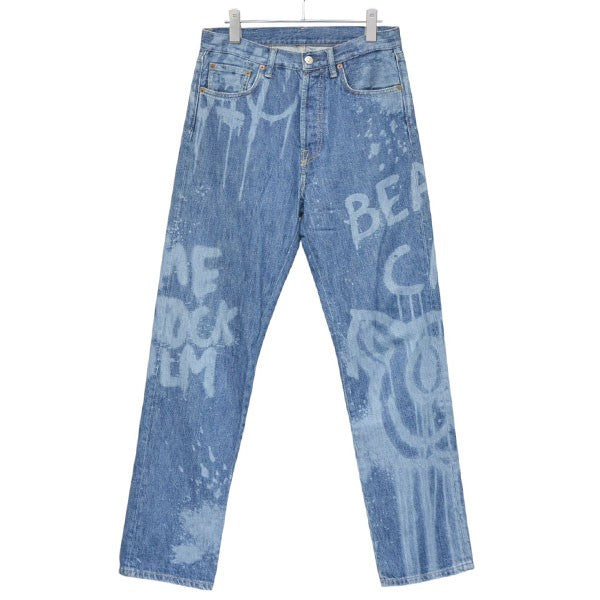 ACNE STUDIOS ブリーチグラフィックデニムパンツ FN-MN-5PKT000120 古着・中古-1枚目のアイテム画像
