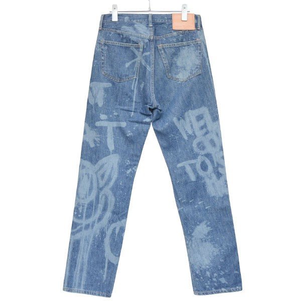 ACNE STUDIOS ブリーチグラフィックデニムパンツ FN-MN-5PKT000120 古着・中古-2枚目のアイテム画像