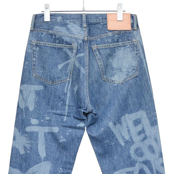 ACNE STUDIOS ブリーチグラフィックデニムパンツ FN-MN-5PKT000120 古着・中古-4枚目のアイテム画像