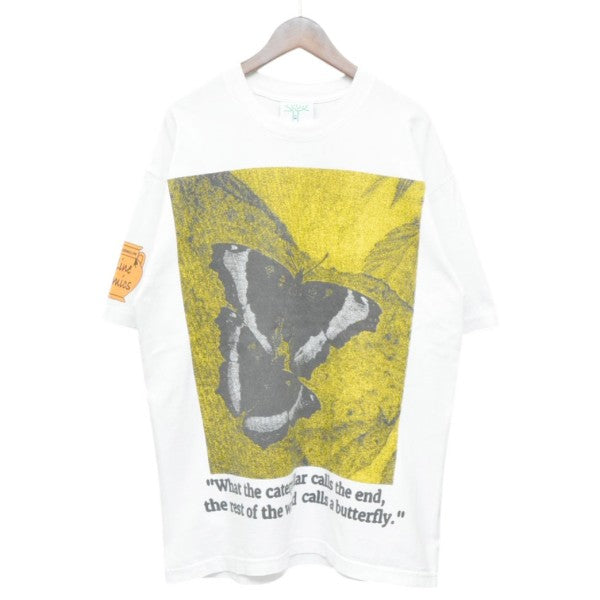 Online Ceramics 2024SS Butterfly Tee バタフライＴシャツ オーバーサイズプリントＴシャツ 古着・中古-1枚目のアイテム画像