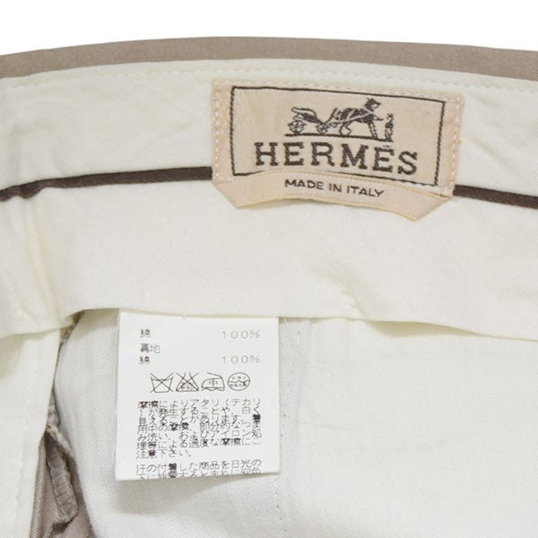 HERMES ストライプコットンパンツ 10．360047 古着・中古-5枚目のアイテム画像
