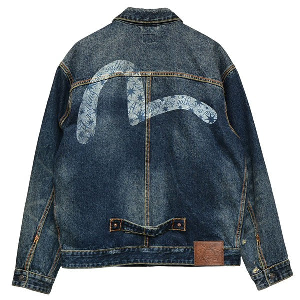 EVISU×GDC 2025AW ウォッシュド リラックスフィット デニムジャケット Gジャン ジージャン 2EAGDM5DJ6430RXDN 古着・中古-2枚目のアイテム画像
