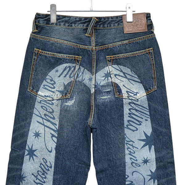 EVISU×GDC 2025AW 大黒プリント リラックスフィット ジーンズ デニムパンツ 2EAGDM5JE6431RXDN 古着・中古-4枚目のアイテム画像