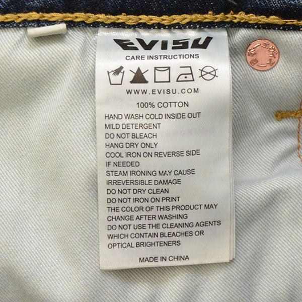 EVISU×GDC 2025AW 大黒プリント リラックスフィット ジーンズ デニムパンツ 2EAGDM5JE6431RXDN 古着・中古-8枚目のアイテム画像