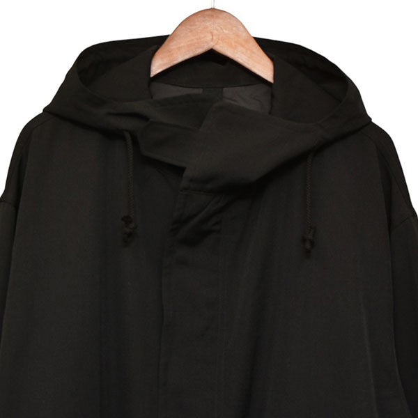 GROUND Y 2025AW W GABARDINE HOODED MODS COAT ギャバジンモッズコート GL-C03-100-1-01 古着・中古-3枚目のアイテム画像