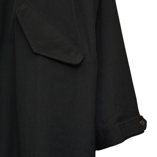 GROUND Y 2025AW W GABARDINE HOODED MODS COAT ギャバジンモッズコート GL-C03-100-1-01 古着・中古-5枚目のアイテム画像