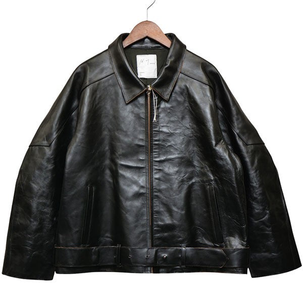 ANCELLM(アンセルム) 2025AW H L ZIP UP JACKET ジップアップレザー