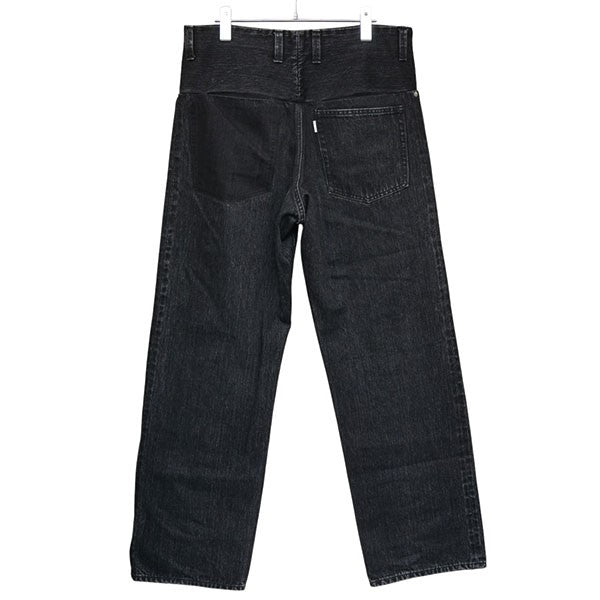SUNSEA 2024SS Altanating Bk Denim デニムパンツ 22S58 古着・中古-2枚目のアイテム画像