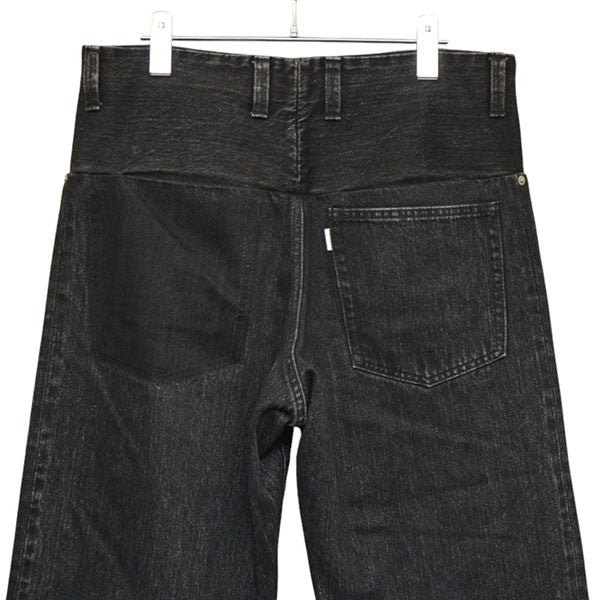 SUNSEA 2024SS Altanating Bk Denim デニムパンツ 22S58 古着・中古-5枚目のアイテム画像