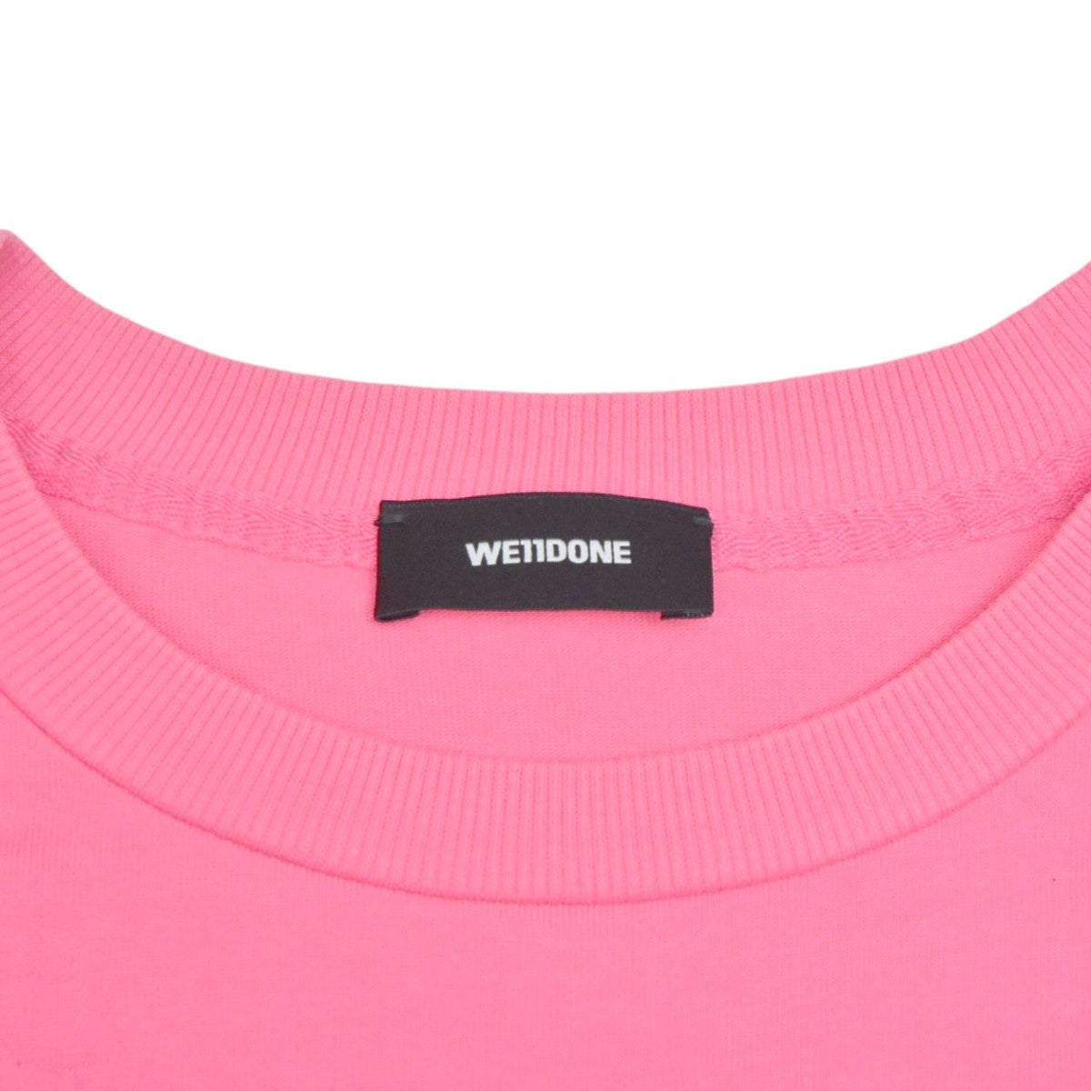 WE11DONE 2020AW フロントロゴプリントオーバーサイズＴシャツ 52-11-04-11001 古着・中古-7枚目のアイテム画像