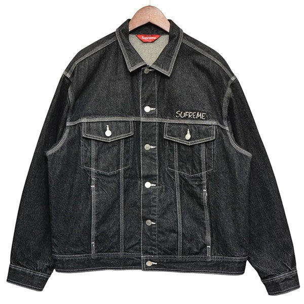 Supreme 2020AW Smurfs Denim Trucker Jacket デニムジャケット Gジャン ジージャン 古着・中古-2枚目のアイテム画像
