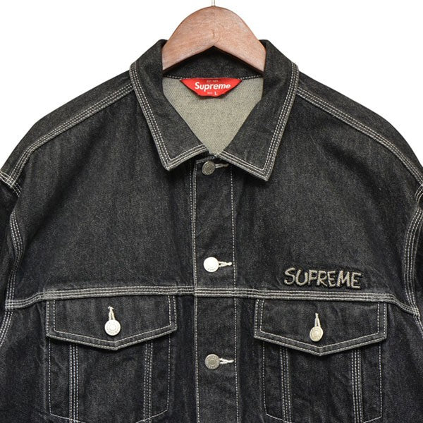 Supreme 2020AW Smurfs Denim Trucker Jacket デニムジャケット Gジャン ジージャン 古着・中古-3枚目のアイテム画像