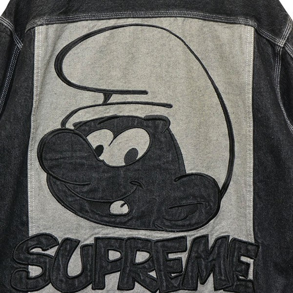 Supreme 2020AW Smurfs Denim Trucker Jacket デニムジャケット Gジャン ジージャン 古着・中古-4枚目のアイテム画像
