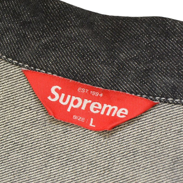 Supreme 2020AW Smurfs Denim Trucker Jacket デニムジャケット Gジャン ジージャン 古着・中古-6枚目のアイテム画像