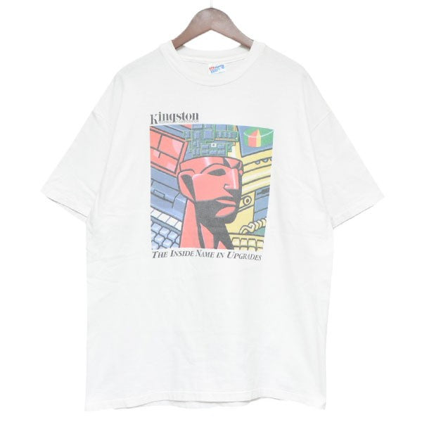 VINTAGE 1990年代 USA MADE Kingston TECHNOLOGY CORPORATION Tee プリントTシャツ 古着・中古-1枚目のアイテム画像