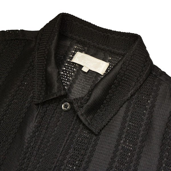 KITH 2024AW Ladder Lace Boxy Collared Overshirt レースシャツ 24050060000830 古着・中古-3枚目のアイテム画像