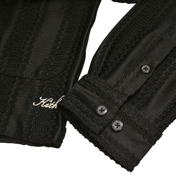 KITH 2024AW Ladder Lace Boxy Collared Overshirt レースシャツ 24050060000830 古着・中古-4枚目のアイテム画像