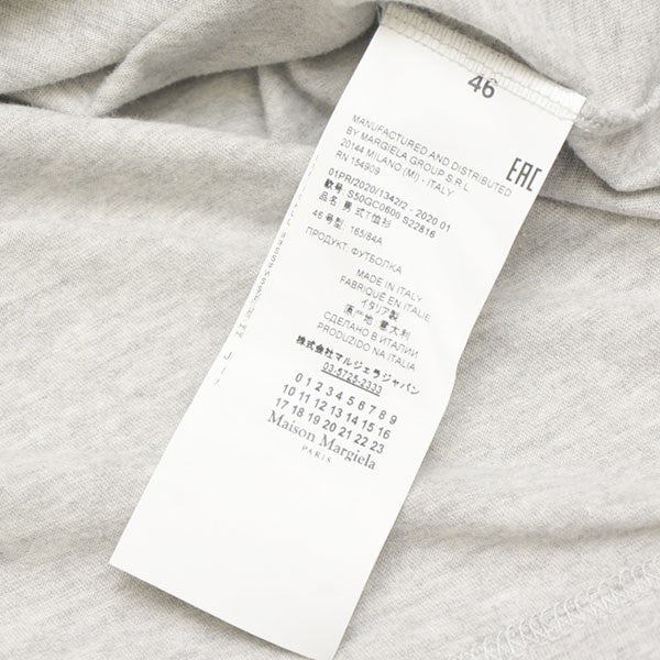 Maison Margiela 2020SS クルーネックインサイドアウトオーバーサイズTシャツ S50GC0600 S22816 古着・中古-7枚目のアイテム画像