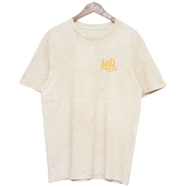 wild horses コーヒー染めプリントTシャツ 古着・中古-2枚目のアイテム画像