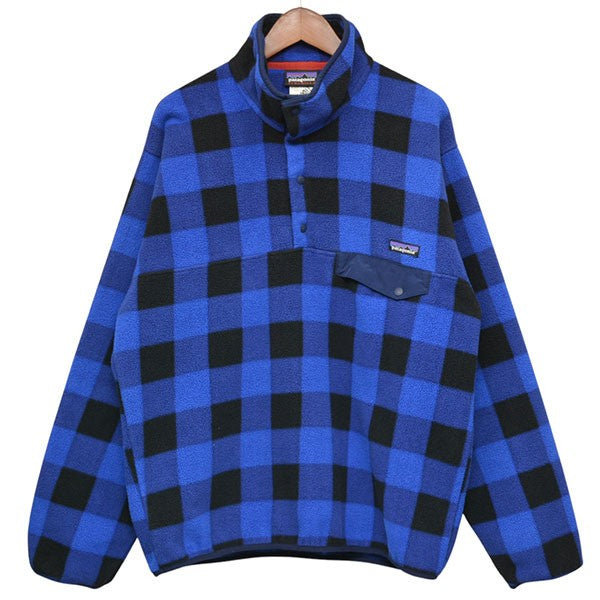 2014年製　バッファローチェック シンチラ スナップT　プルオーバーフリースジャケット　ブルゾン　25880