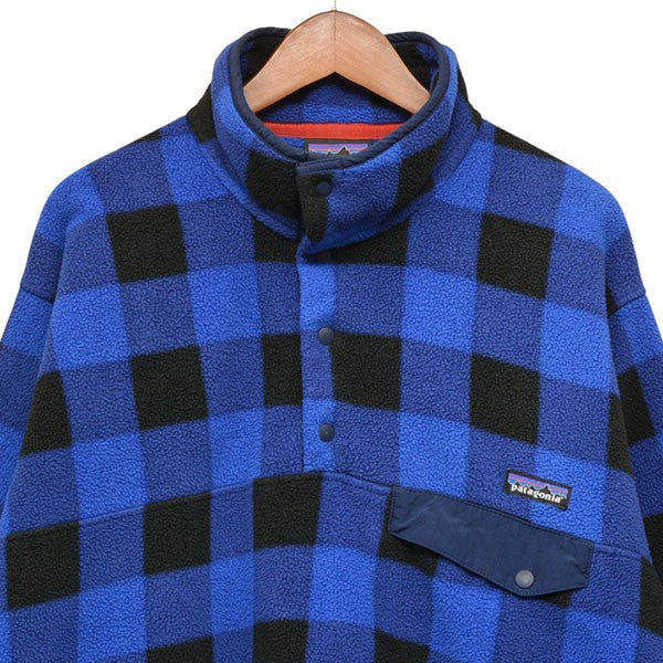 2014年製　バッファローチェック シンチラ スナップT　プルオーバーフリースジャケット　ブルゾン　25880