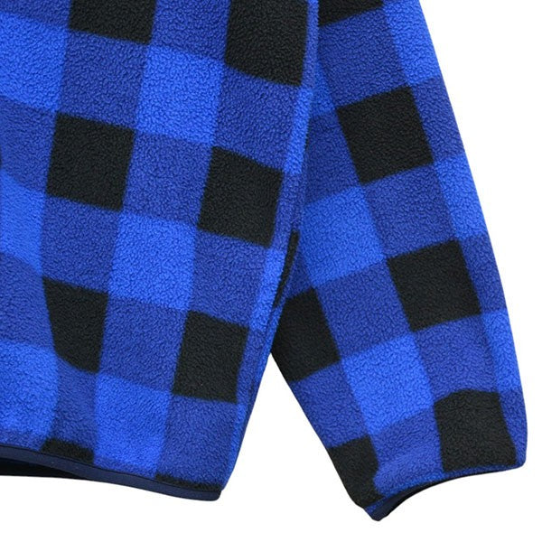 2014年製　バッファローチェック シンチラ スナップT　プルオーバーフリースジャケット　ブルゾン　25880