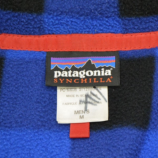 2014年製　バッファローチェック シンチラ スナップT　プルオーバーフリースジャケット　ブルゾン　25880