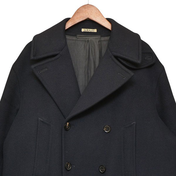 2018AW　BEAVER MELTON P-COAT　メルトンピーコート　A8AC01BM