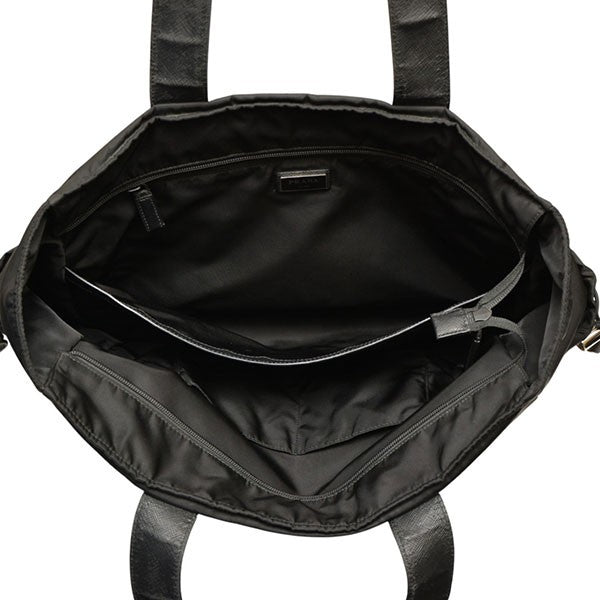 TESSUTO MONTAGN TOTE　三角ロゴプレートトートバッグ　2VG042 973 F0002