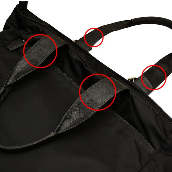 TESSUTO MONTAGN TOTE　三角ロゴプレートトートバッグ　2VG042 973 F0002