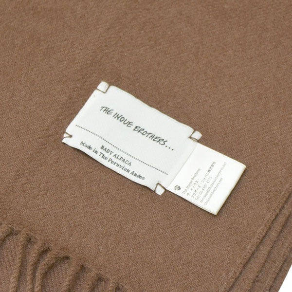 Brushed Scarf Baby Alpaca　ブラッシュドスカーフ　アルパカ混マフラー
