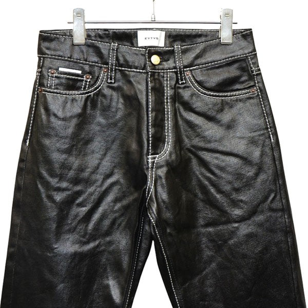 Eytys ORION TAR PANTS コーティングデニムパンツ ブラックジーンズパンツ A307006 古着・中古-3枚目のアイテム画像