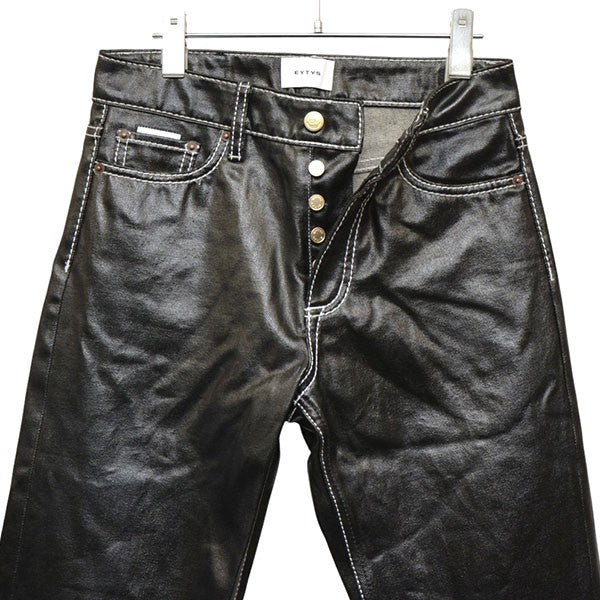 Eytys ORION TAR PANTS コーティングデニムパンツ ブラックジーンズパンツ A307006 古着・中古-4枚目のアイテム画像