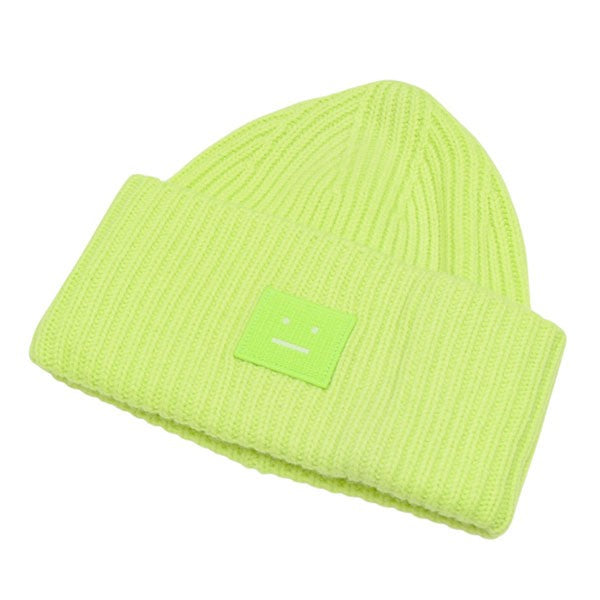 ACNE STUDIOS(アクネストゥディオズ) リブスモールFaceロゴニット