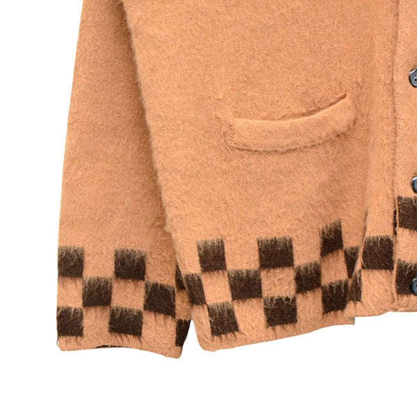 2021SS　Brushed Checkerboard Cardigan　チェック柄カーディガン
