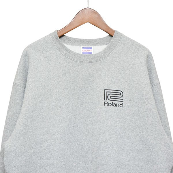 2022AW　L S C-NECK SWEAT LAURENCE　ロゴプリントクルーネックスウェット