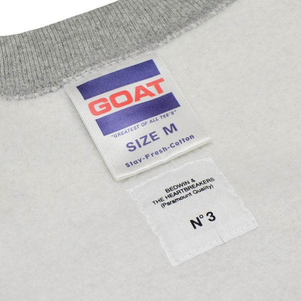 2022AW　L S C-NECK SWEAT LAURENCE　ロゴプリントクルーネックスウェット