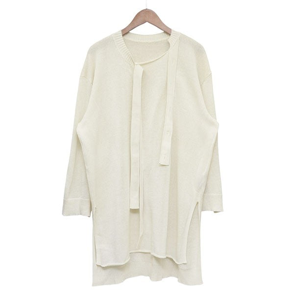 2025SS　BUTTONED DRAPE KNIT　プルオーバーニット　セーター　IM51KN790